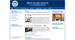 Desktop Screenshot of khoatinhockinhte.neu.edu.vn