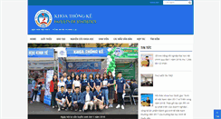 Desktop Screenshot of khoathongke.neu.edu.vn